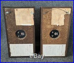 Vintage Pair Of Acoustic Research AR-4X Speakers