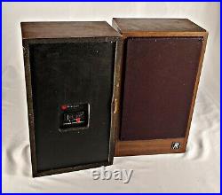 Vintage Pair of Acoustic Research AR18B Speakers Good Sound