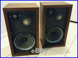 Vintage Pair of Acoustic Research AR3a Audio Stereo Speakers AR1 AR3 lil brother