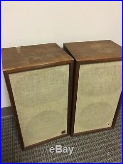 Vintage Pair of Acoustic Research AR-2X Speakers Woofers GORGEOUS