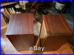 Vintage Pair of Acoustic Research AR-2a Speakers Oiled Walnut