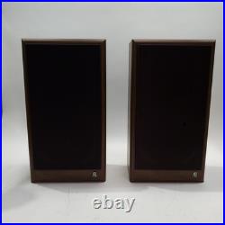 Vintage Pair of Acoustic Research AR 38B 3-Way Speakers Tested Parts Repair