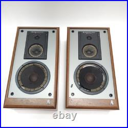 Vintage Pair of Acoustic Research AR 38B 3-Way Speakers Tested Parts Repair
