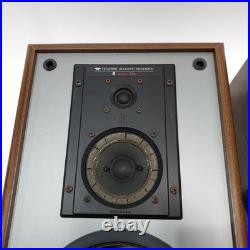 Vintage Pair of Acoustic Research AR 38B 3-Way Speakers Tested Parts Repair