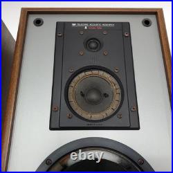 Vintage Pair of Acoustic Research AR 38B 3-Way Speakers Tested Parts Repair