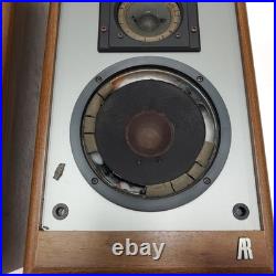 Vintage Pair of Acoustic Research AR 38B 3-Way Speakers Tested Parts Repair