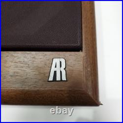 Vintage Pair of Acoustic Research AR 38B 3-Way Speakers Tested Parts Repair