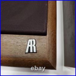 Vintage Pair of Acoustic Research AR 38B 3-Way Speakers Tested Parts Repair
