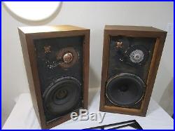 Vintage Pair of Acoustic Research AR-3 Speakers for Restoration Work - Cool