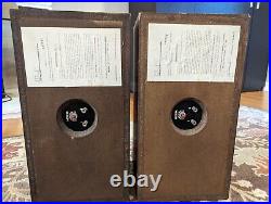 Vintage Pair of Acoustic Research AR-4X Speakers TESTED
