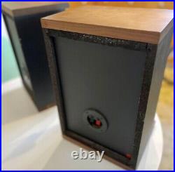 Vintage Pair of Acoustic Research (AR) TSW-110 Bookshelf Speakers Refoamed