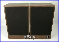 Vintage Pair of Acoustic Research Teledyne AR18S 2-Way Wooden Cabinet Speakers