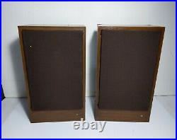 Vintage Pair of Teledyne Acoustic Research AR AR18S Wood Speakers AR18