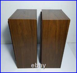 Vintage Pair of Teledyne Acoustic Research AR AR18S Wood Speakers AR18