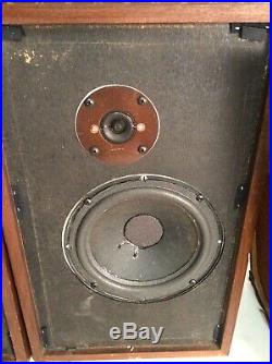 Vintage Pair of Very Rare Acoustic Research AR-6 Speakers Both Working