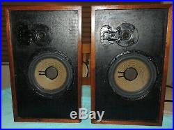 Vintage Rare AR 6 Speakers Acoustic Research withFresh Surrounds L@@K