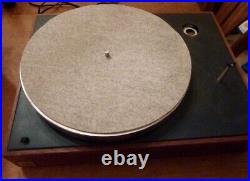 Vintage Research AR XA turntable with refinished top plate NICE