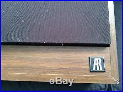 Vintage TELEDYNE Acoustic research AR Model 18s SPEAKERS WORK Original box MIB