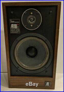 Vintage Teledyne Acoustic Research AR18s TESTED with grill