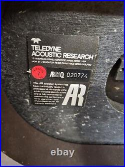 Vintage Teledyne Acoustic Research AR93Q Made In USA