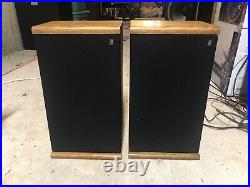 Vintage Teledyne Acoustic Research TSW 210 Speakers Excellent Condition