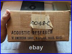 Vintage ar acoustic research Tweeter & Mid Range Drivers With Original Box