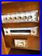 Vintage stereo Console Sherwood tube amplifier & tuner, Turntable, AR Speakers