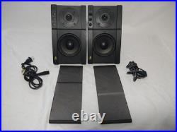 Vintage x2 AR Acoustic Research Powered Partner 570 Stereo Speakers Matched Pair
