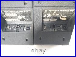 Vintage x2 AR Acoustic Research Powered Partner 570 Stereo Speakers Matched Pair