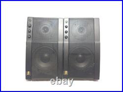 Vintage x2 AR Acoustic Research Powered Partner 570 Stereo Speakers Matched Pair