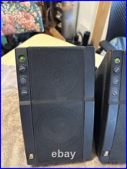 Vintage x2 AR Acoustic Research Powered partner 570 Stereo Speaker Matched Pair