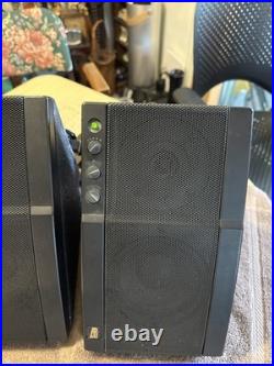 Vintage x2 AR Acoustic Research Powered partner 570 Stereo Speaker Matched Pair