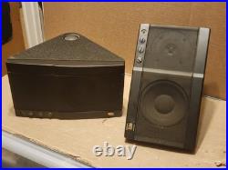 Vintage x2 AR Acoustic Research Powered partner 570 Stereo Speaker Matched Pair