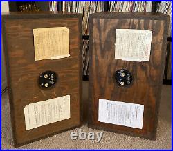 Vtg Acoustic Research AR2 AX SpeakersComplete RebuildNice Cosmetic Condition