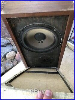 Vtg Acoustic Research AR-4x Pair of Speakers for parts repair restoration only