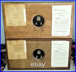Working Vintage Pair Acoustic Research AR-4x Bookshelf Speakers